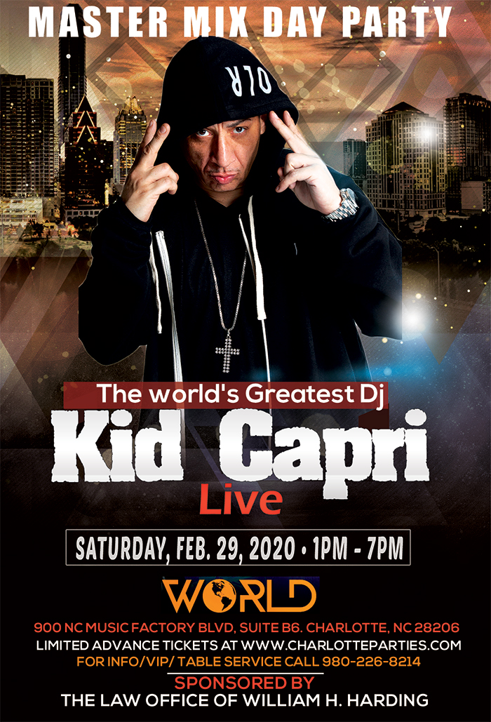 Kid Capri Concert Event in Charlotte NC